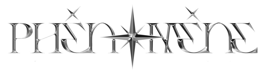 3d logo metalic chrome with black bg (2)